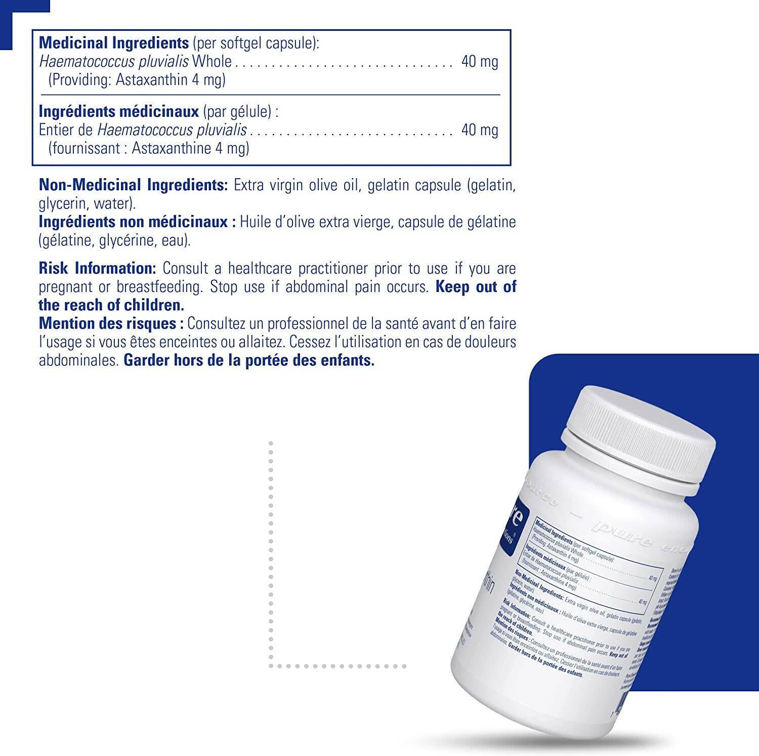 Astaxanthin | Pure Encapsulations® | 60 Softgel Capsules - Coal Harbour Pharmacy