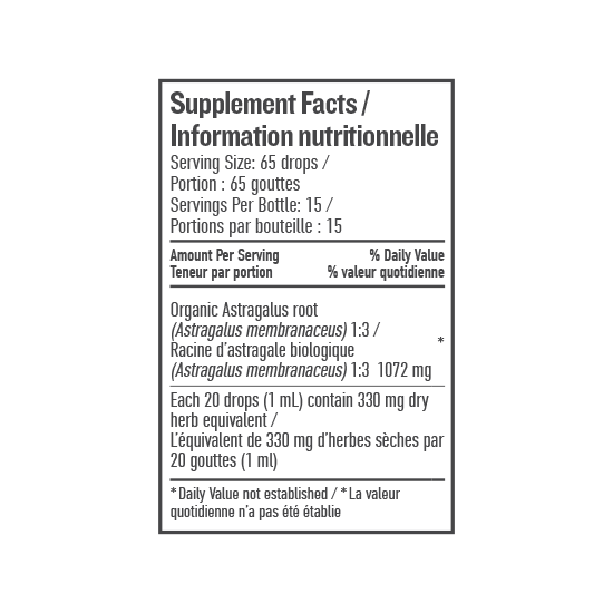 Astragalus Liquid Herb | Botanica | 50 mL - Coal Harbour Pharmacy