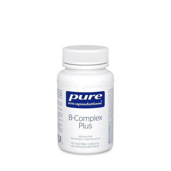 B-Complex Plus | Pure Encapsulations® | 60 Capsules - Coal Harbour Pharmacy