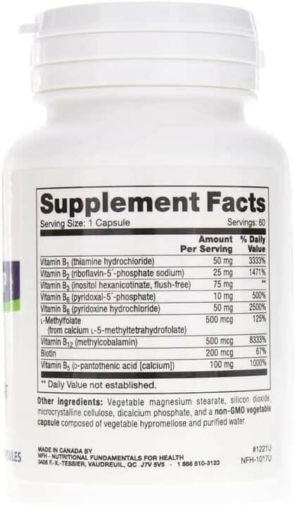 B-Complex SAP | NFH | 60 Capsules - Coal Harbour Pharmacy