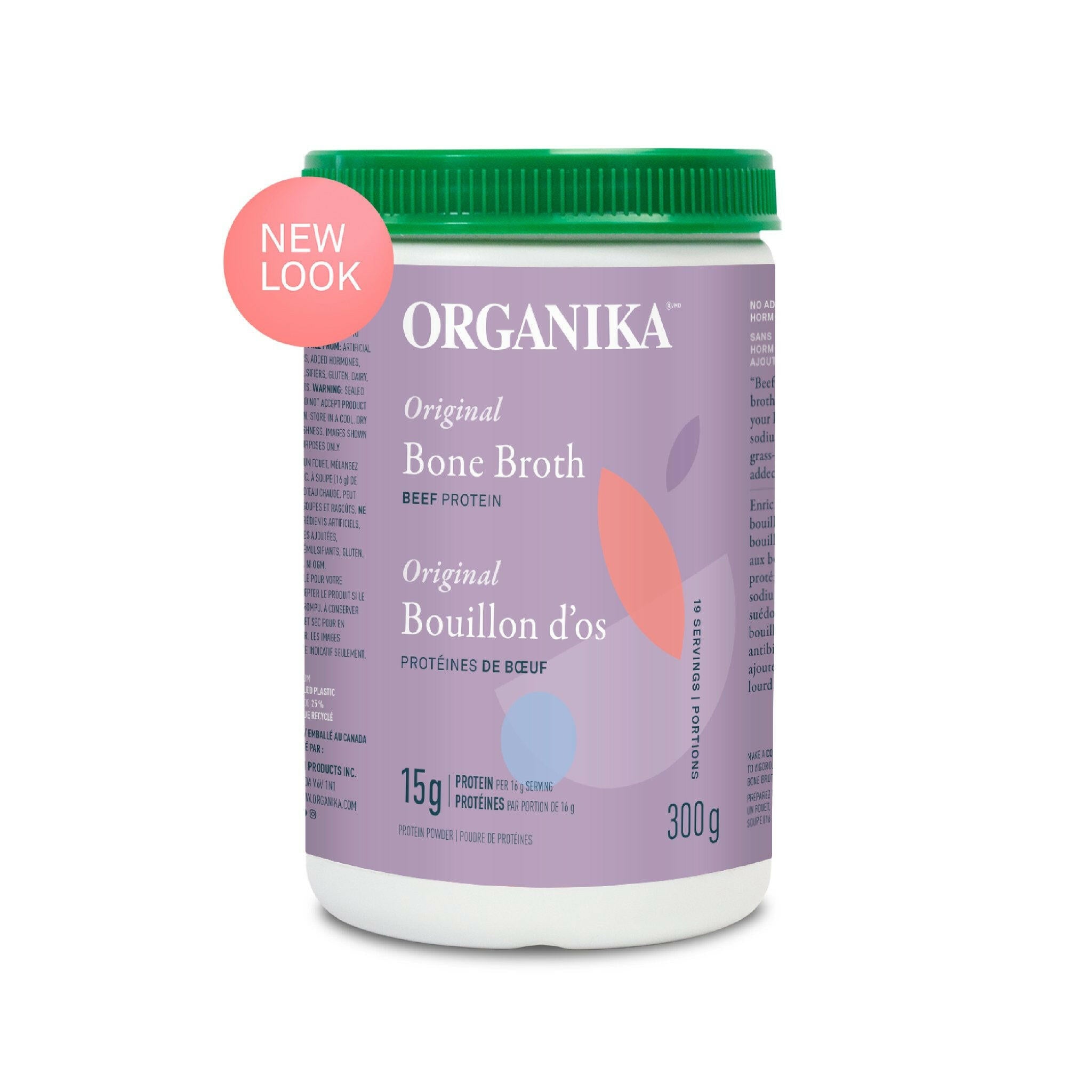 Beef Bone Broth Protein Powder | Organika® | 300 g - Coal Harbour Pharmacy