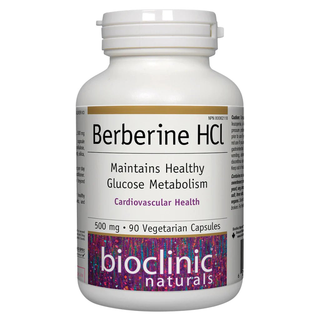 Berberine HCl | Bioclinic® Naturals | 90 Capsules - Coal Harbour Pharmacy