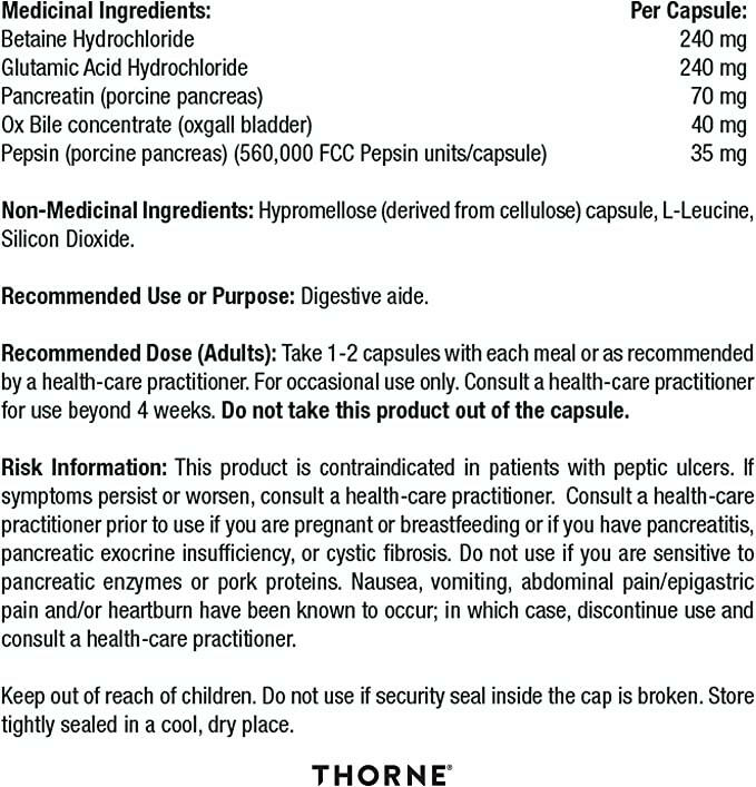 Bio-Gest | Thorne® | 60 or 180 Capsules - Coal Harbour Pharmacy