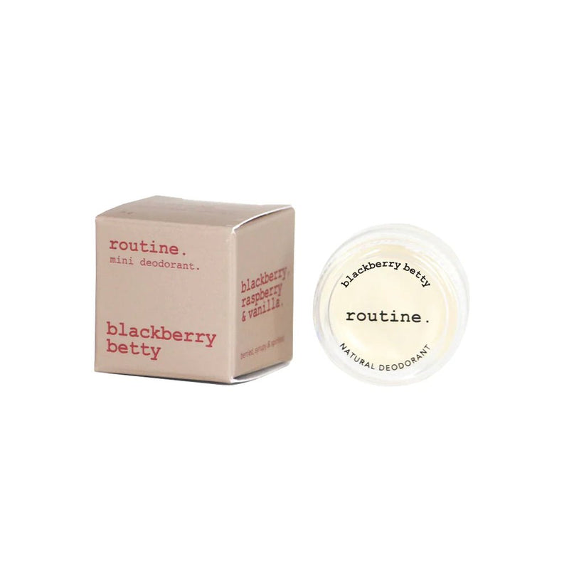 Blackberry Betty (Original & Baking Soda free) Deodorant | routine. | 5G Mini & 58G Jar & 50G Stick - Coal Harbour Pharmacy