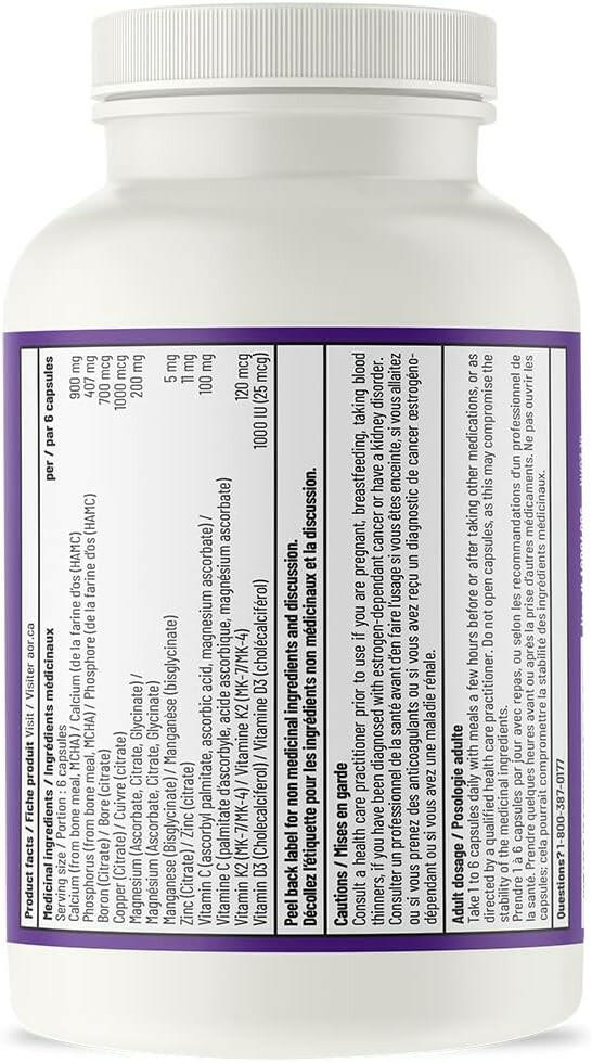 Bone Basics™ | AOR™ | 120, 240 and 360 Capsules - Coal Harbour Pharmacy