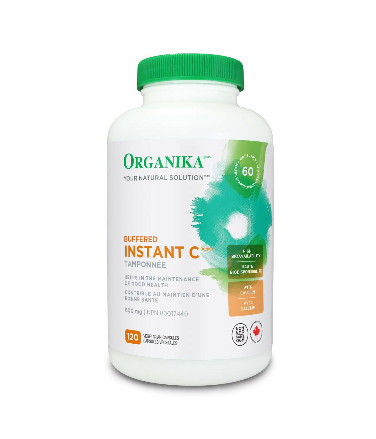 Buffered Instant-C | Organika® | 120 Capsules - Coal Harbour Pharmacy