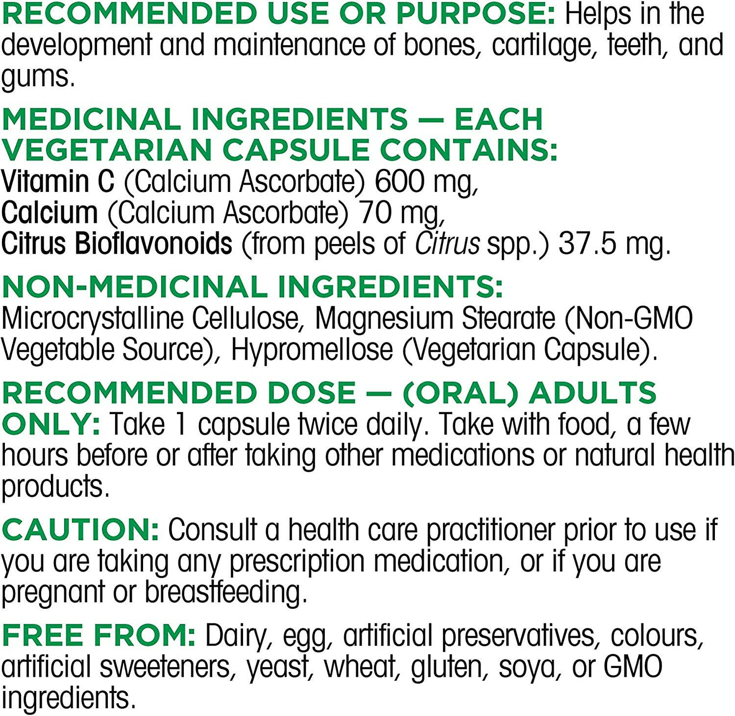 Buffered Instant-C | Organika® | 120 Capsules - Coal Harbour Pharmacy