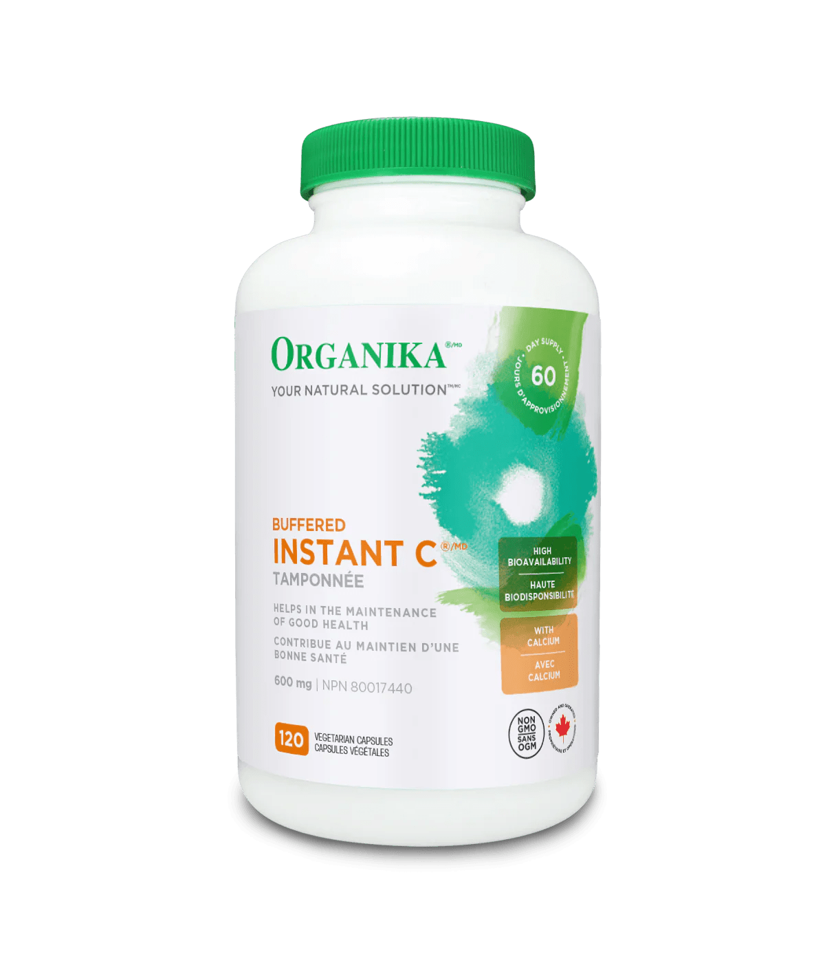 Buffered Instant-C | Organika® | 120 Capsules - Coal Harbour Pharmacy
