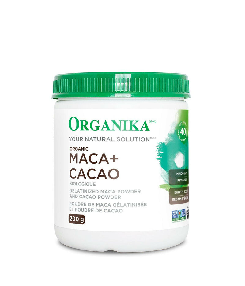 Cacao Maca Powder | Organika® | 200 g - Coal Harbour Pharmacy