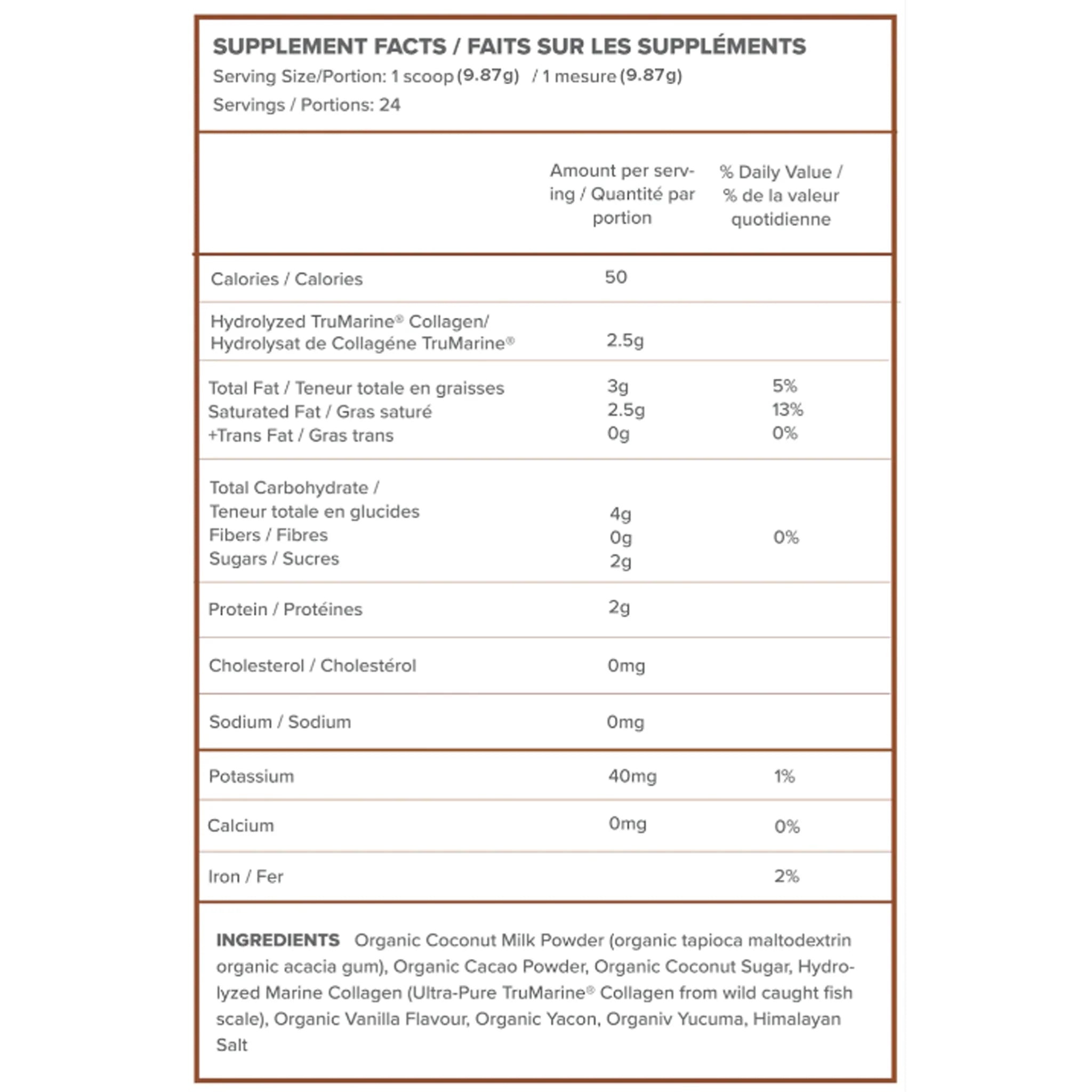 CACAO MISTO™ + TruMarine® Collagen I withinUs™ | 25 Servings - Coal Harbour Pharmacy