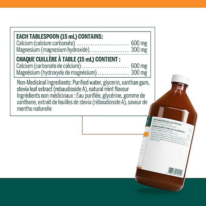 Cal Mag Liquid Mint Flavour | Genestra Brands® | 450 mL - Coal Harbour Pharmacy