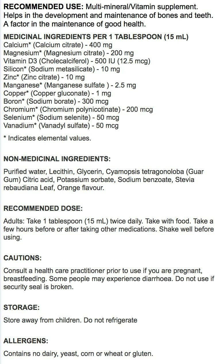 Cal-Mag Plus Liquid | Omega Alpha® | 500 mL - Coal Harbour Pharmacy