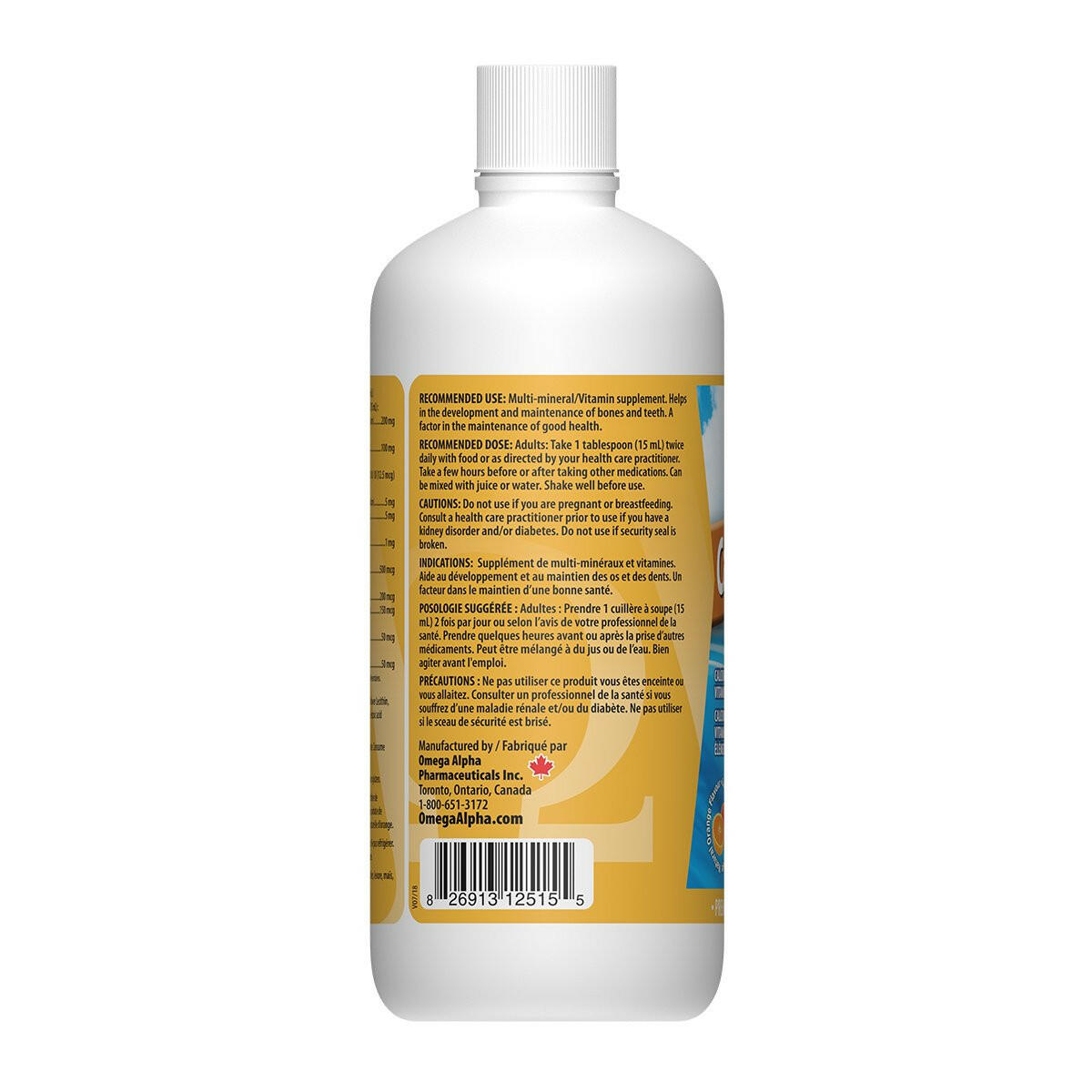 Cal-Mag Plus Liquid | Omega Alpha® | 500 mL - Coal Harbour Pharmacy