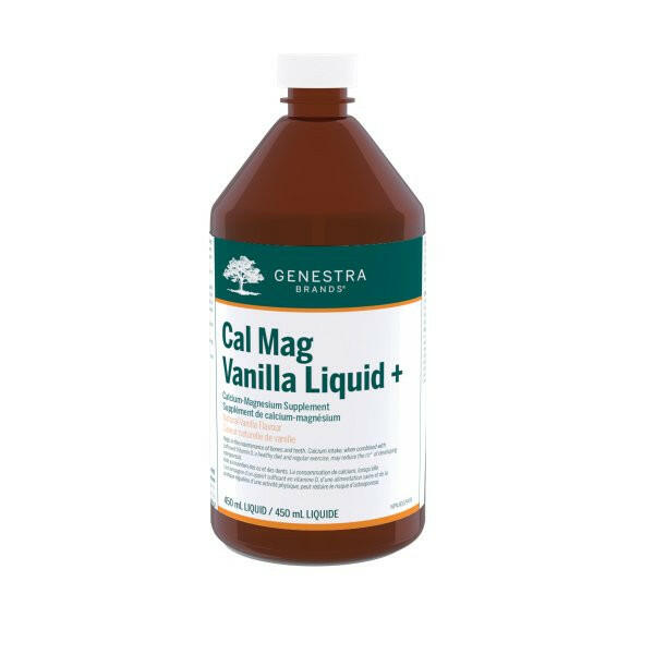 Cal Mag Vanilla Liquid Plus | Genestra Brands® | 450 mL - Coal Harbour Pharmacy