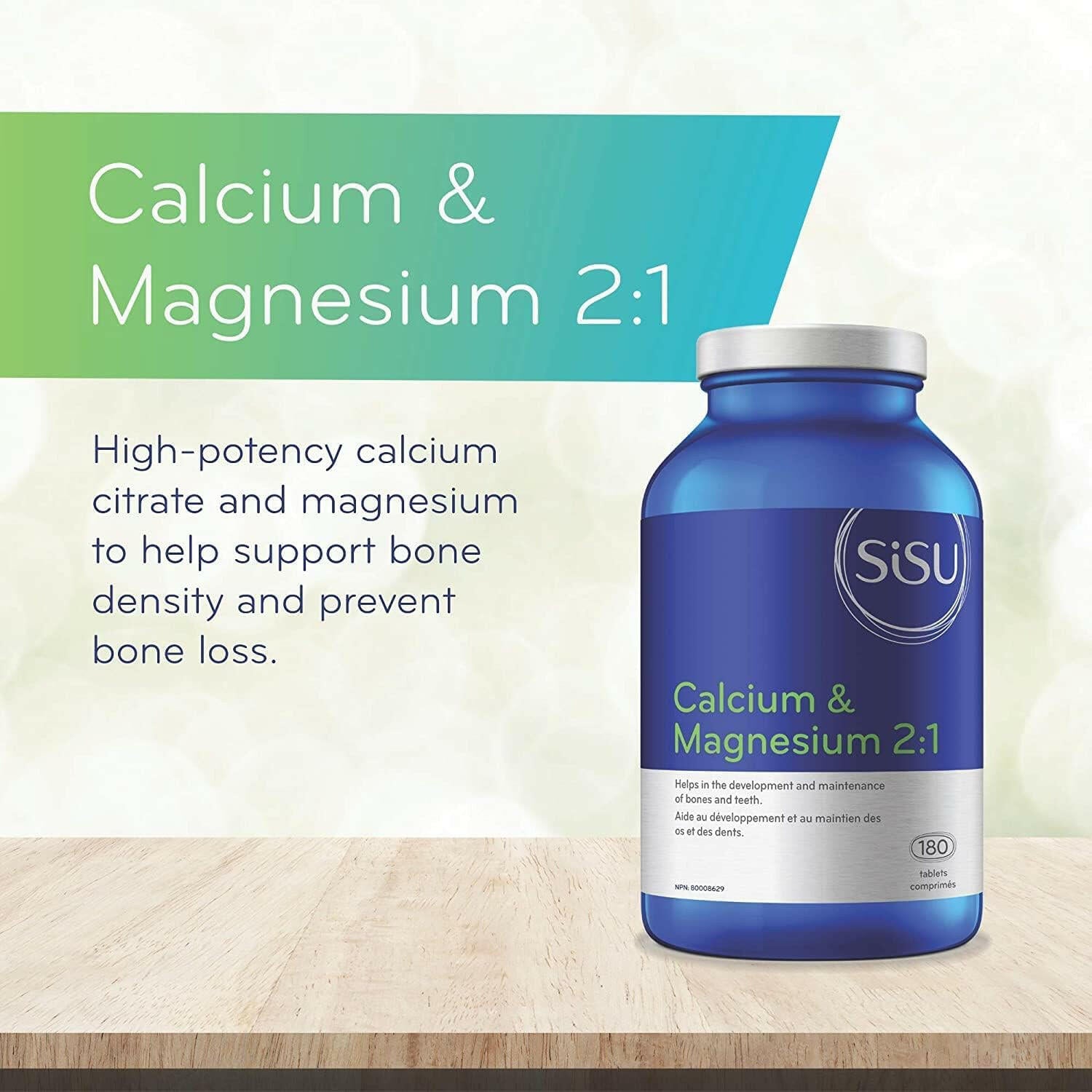 Calcium & Magnesium 2:1 | SISU | 90 or 180 Tablets - Coal Harbour Pharmacy
