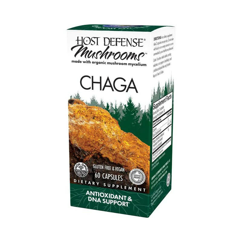 Chaga Capsules | Host Defense® Mushrooms™ | 60 Capsules - Coal Harbour Pharmacy