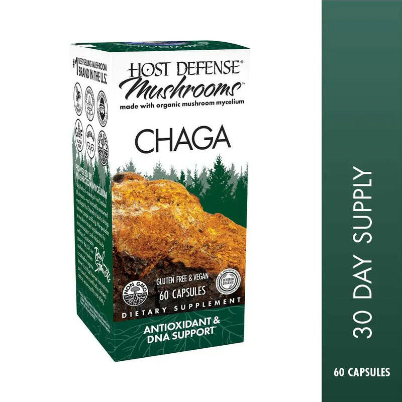 Chaga Capsules | Host Defense® Mushrooms™ | 60 Capsules - Coal Harbour Pharmacy