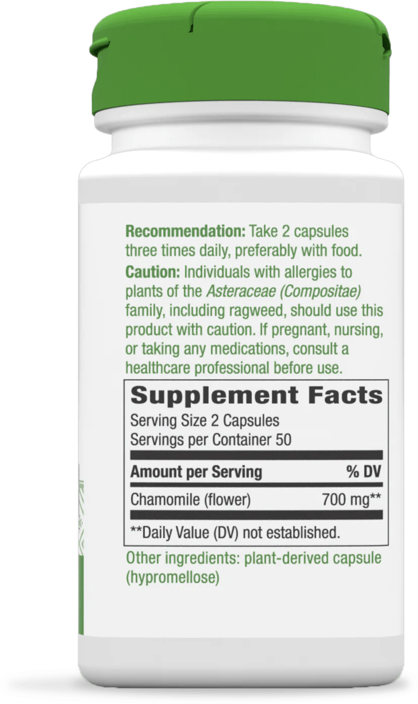 Chamomile Flowers | Nature's Way® | 100 Capsules - Coal Harbour Pharmacy
