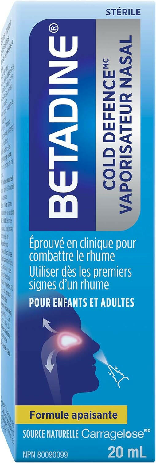 Cold Defence Nasal Spray | BETADINE® | 20ML - Coal Harbour Pharmacy