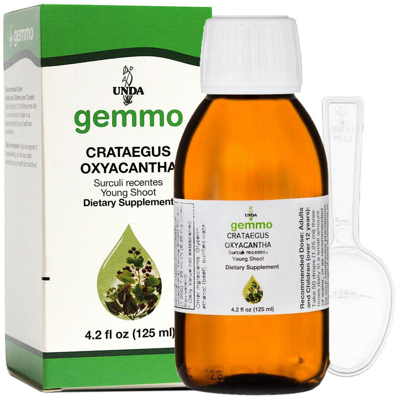 Crataegus Oxyacantha | UNDA Gemmo | 125 mL - Coal Harbour Pharmacy