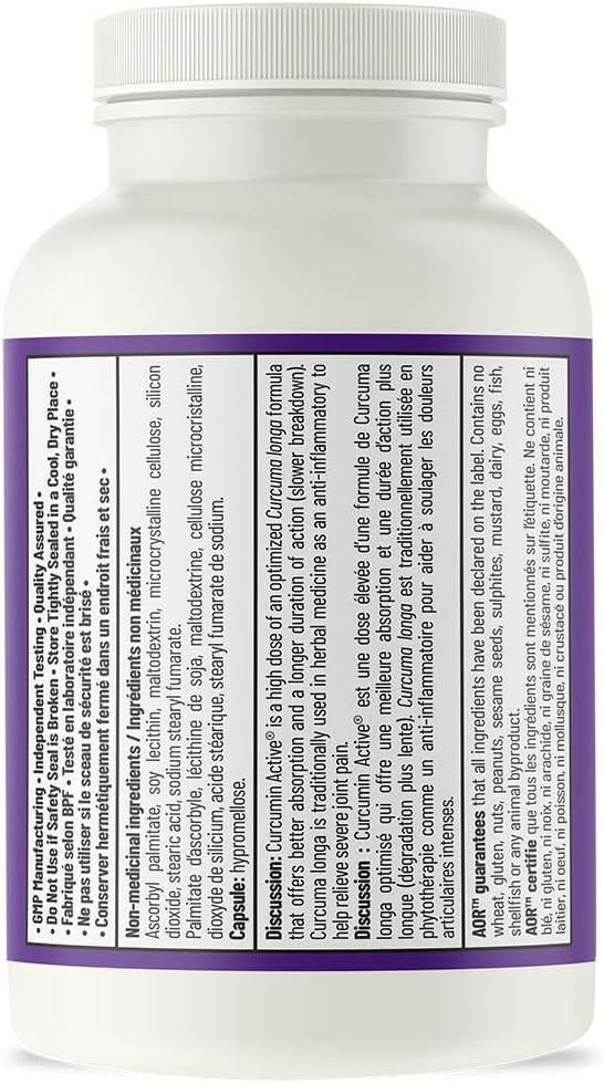 Curcumin Active™ | AOR™ | 60 Capsules - Coal Harbour Pharmacy