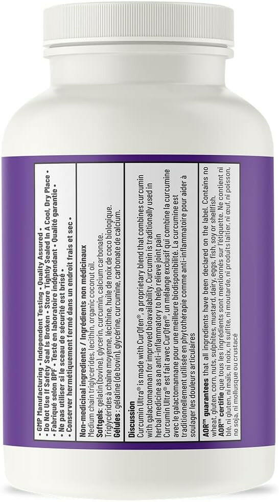 Curcumin Ultra® Vegan | AOR™ | 60 Capsules - Coal Harbour Pharmacy