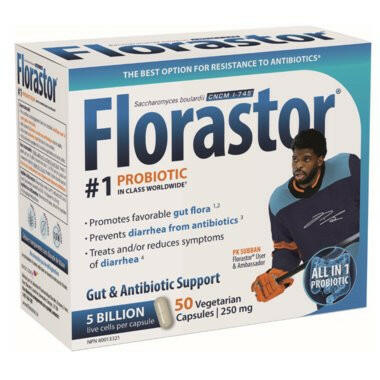 Daily Probiotic Supplement | Florastor® | 50 Vegetarian Capsules - Coal Harbour Pharmacy
