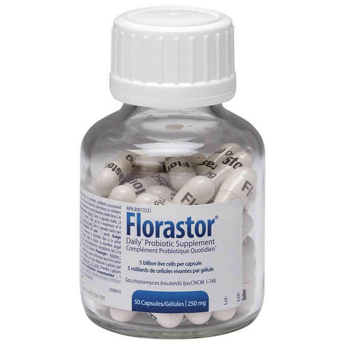 Daily Probiotic Supplement | Florastor® | 50 Vegetarian Capsules - Coal Harbour Pharmacy