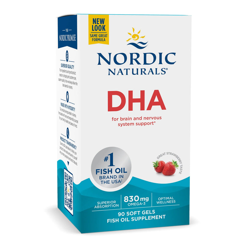 DHA Strawberry Flavoured | Nordic Naturals® | 180 Softgels - Coal Harbour Pharmacy
