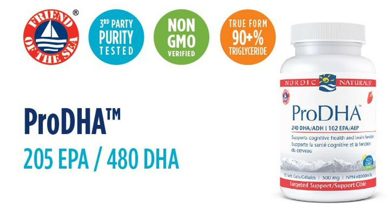 DHA Strawberry Flavoured | Nordic Naturals® | 180 Softgels - Coal Harbour Pharmacy
