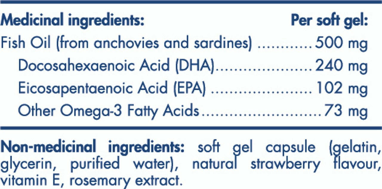 DHA Strawberry Flavoured | Nordic Naturals® | 180 Softgels - Coal Harbour Pharmacy