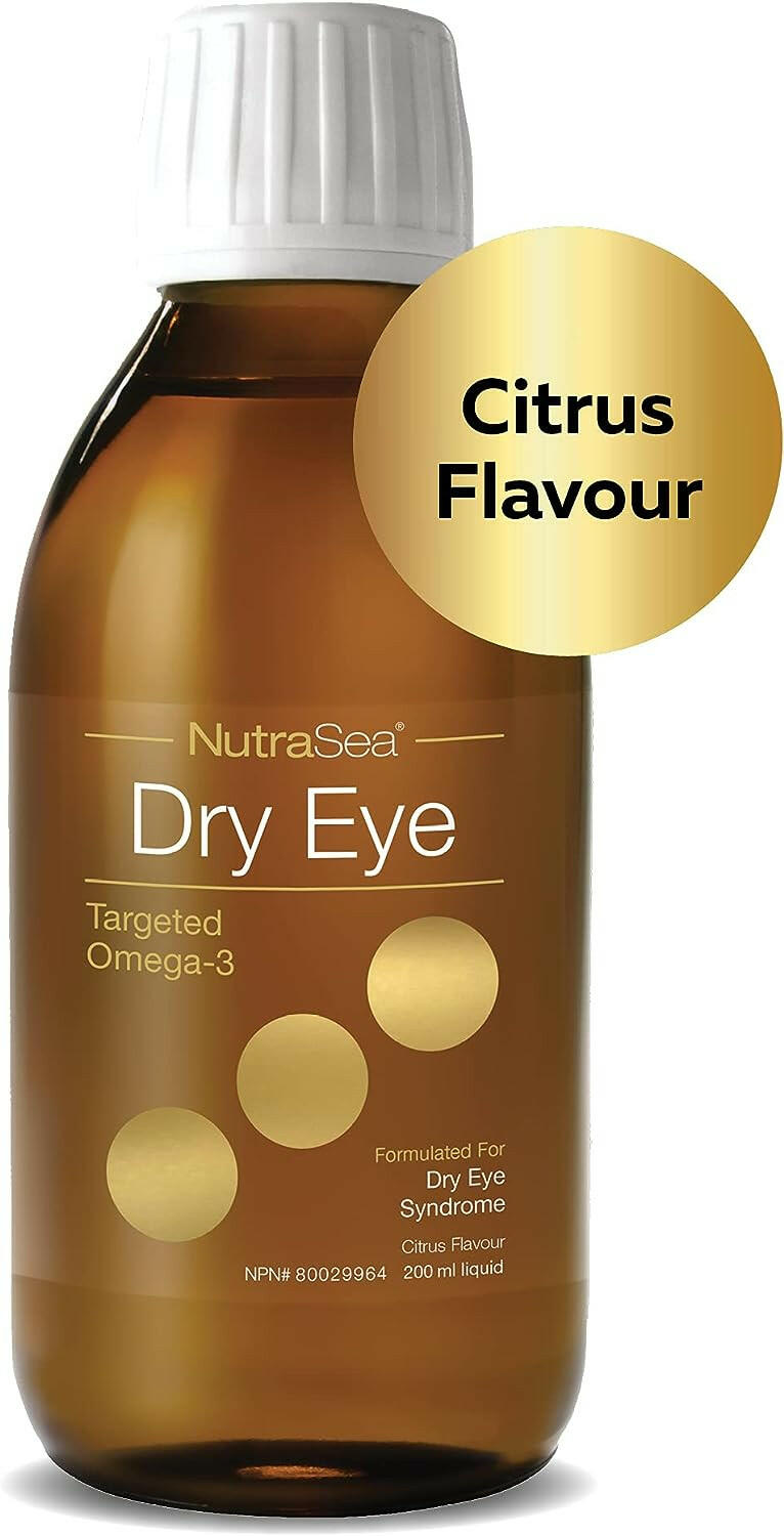Dry Eye Targeted Omega-3, Citrus | NutraSea® | 200mL (6.8 fl oz) - Coal Harbour Pharmacy