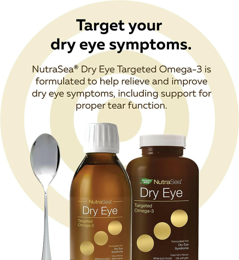 Dry Eye Targeted Omega-3, Citrus | NutraSea® | 200mL (6.8 fl oz) - Coal Harbour Pharmacy