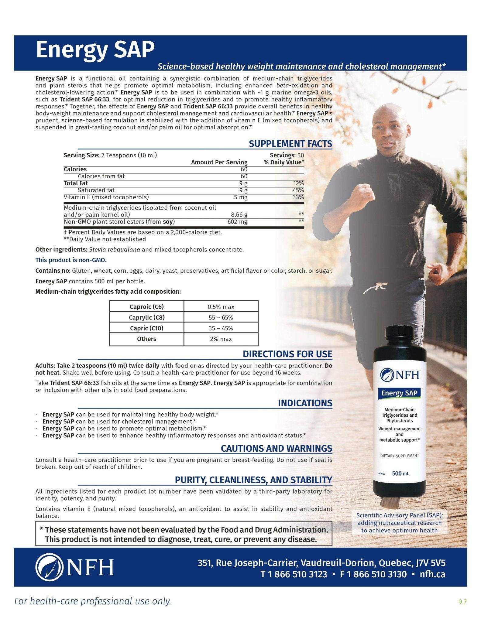 Energy SAP | NFH | 500 mL - Coal Harbour Pharmacy