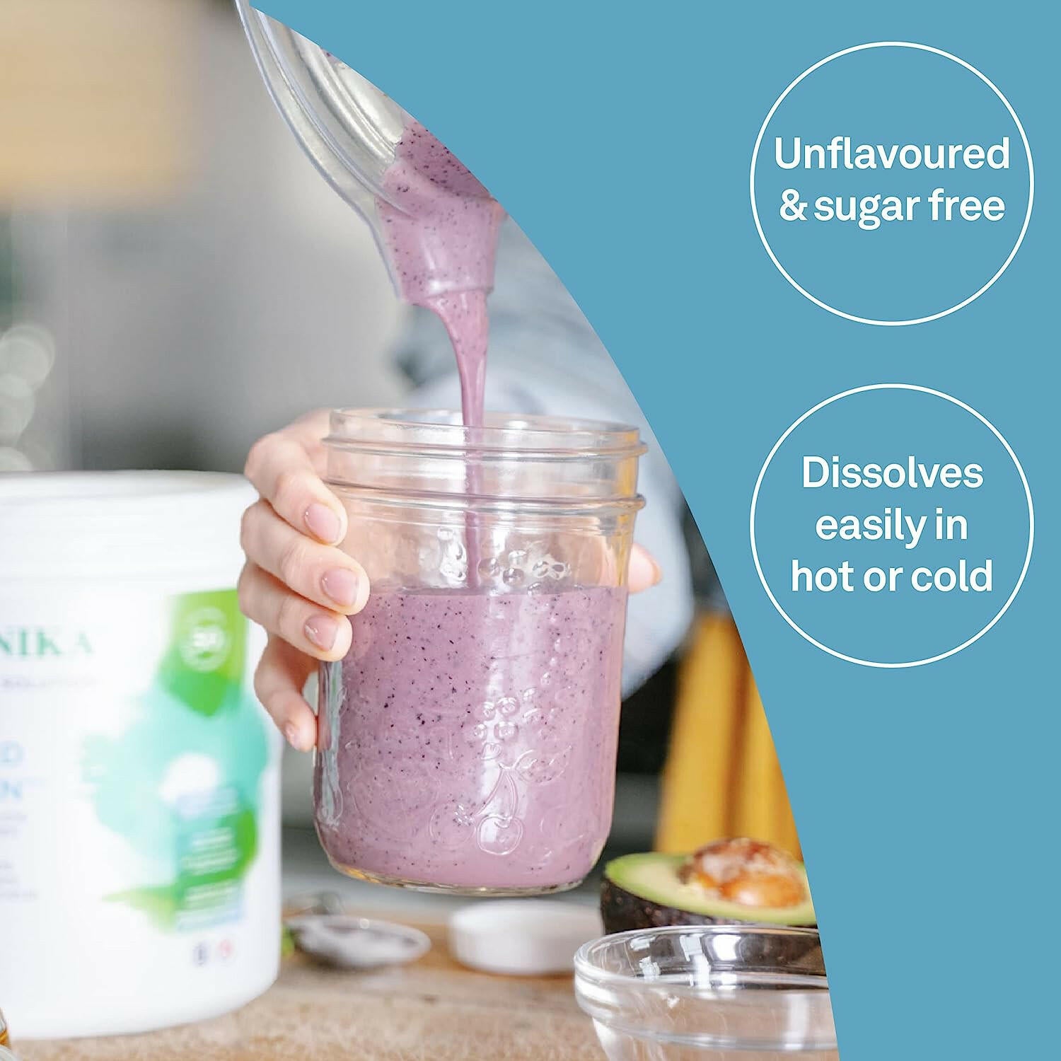 Enhanced Collagen Original Powder | Organika® | 250 grams - Coal Harbour Pharmacy