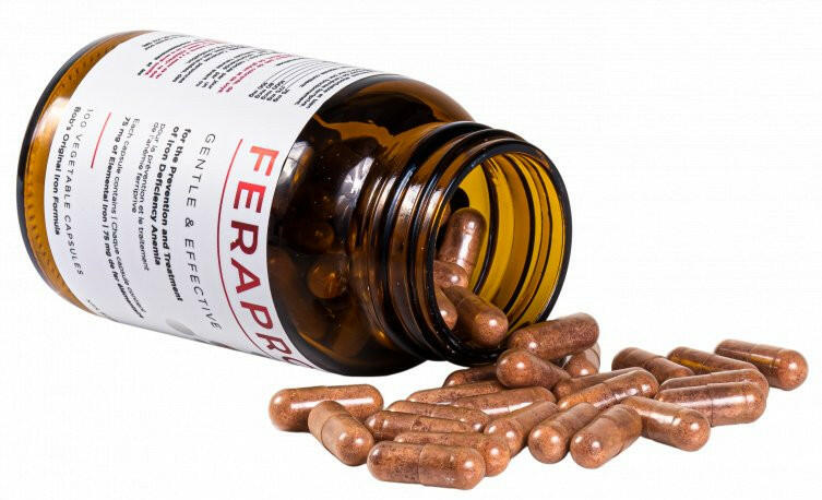 FERAPRO™ (30mg, 75mg, and 150mg) | Bob's Iron Formula | 100 Veggie Capsules - Coal Harbour Pharmacy