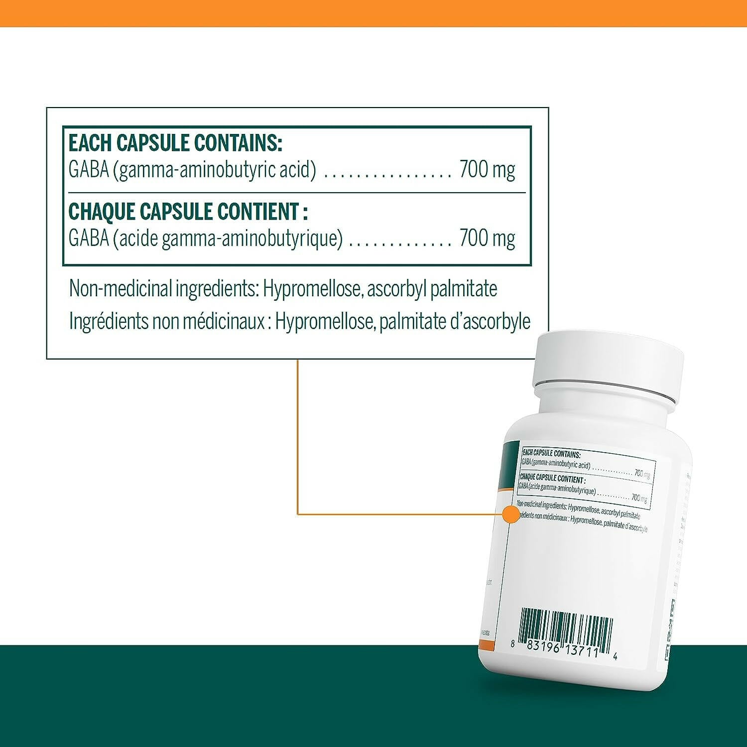 GABA 700 | Genestra Brands® | 60 Vegetable Capsules - Coal Harbour Pharmacy