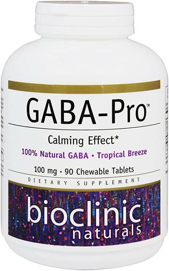 GABA-Pro® | Bioclinic Naturals | 90 Vegetarian Capsules or Chewable Tablets - Coal Harbour Pharmacy