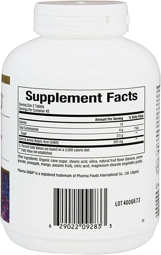 GABA-Pro® | Bioclinic Naturals | 90 Vegetarian Capsules or Chewable Tablets - Coal Harbour Pharmacy