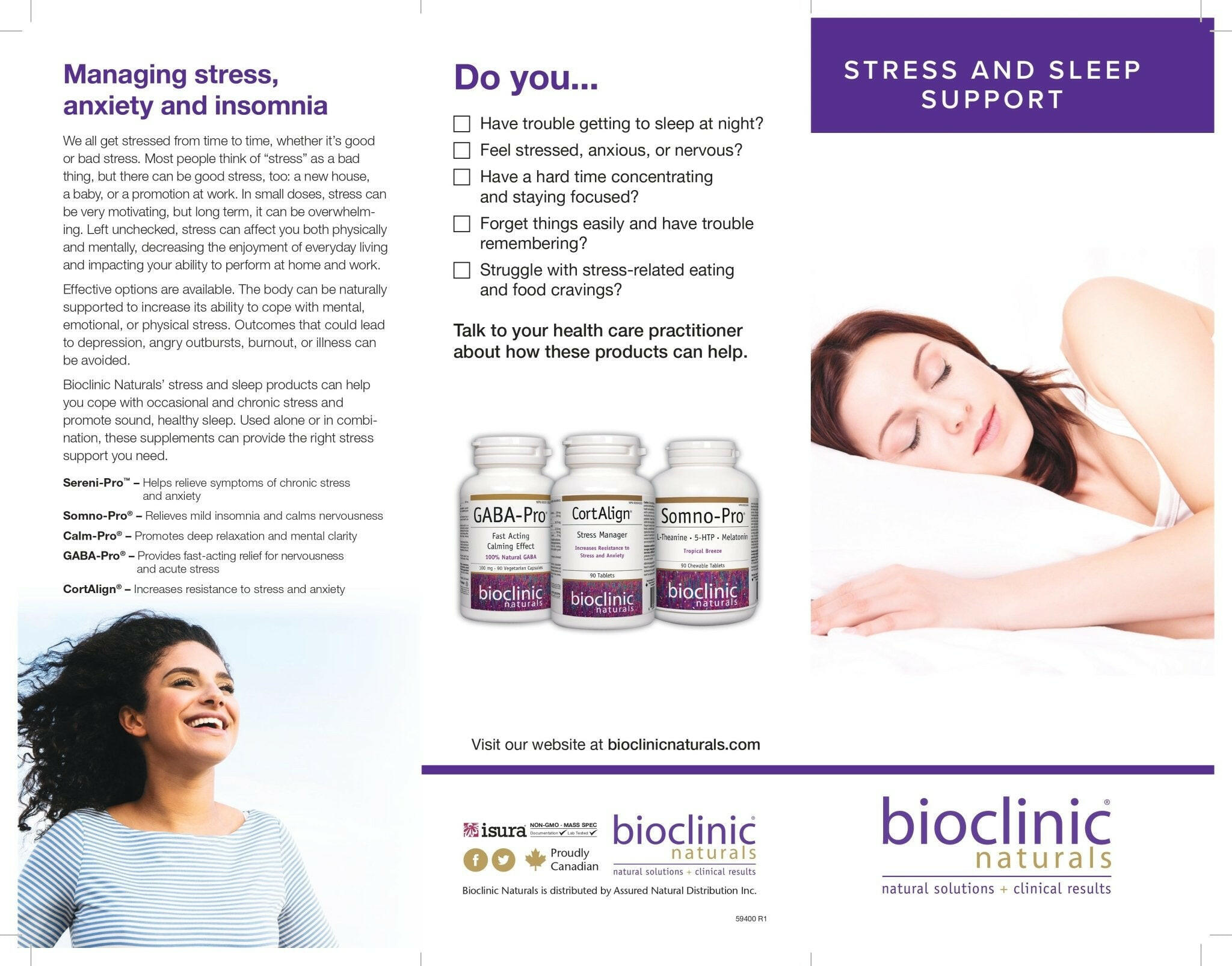 GABA-Pro® | Bioclinic Naturals | 90 Vegetarian Capsules or Chewable Tablets - Coal Harbour Pharmacy