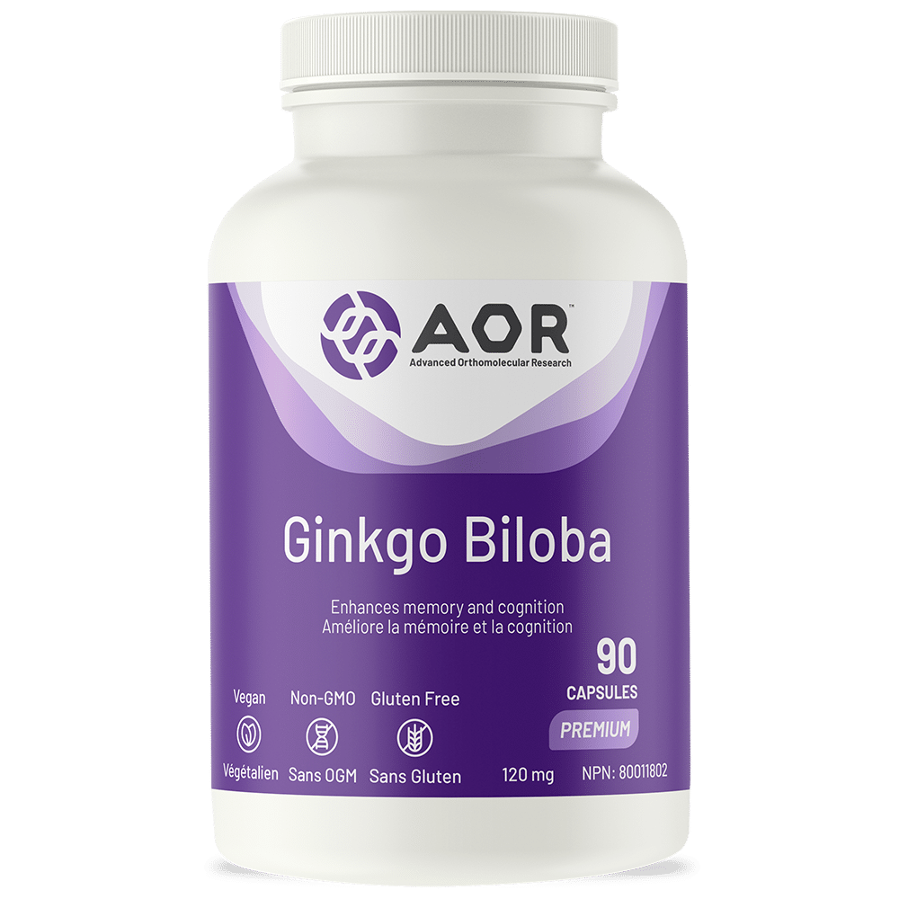 Ginkgo Biloba 120 mg | AOR™ | 90 Capsules - Coal Harbour Pharmacy