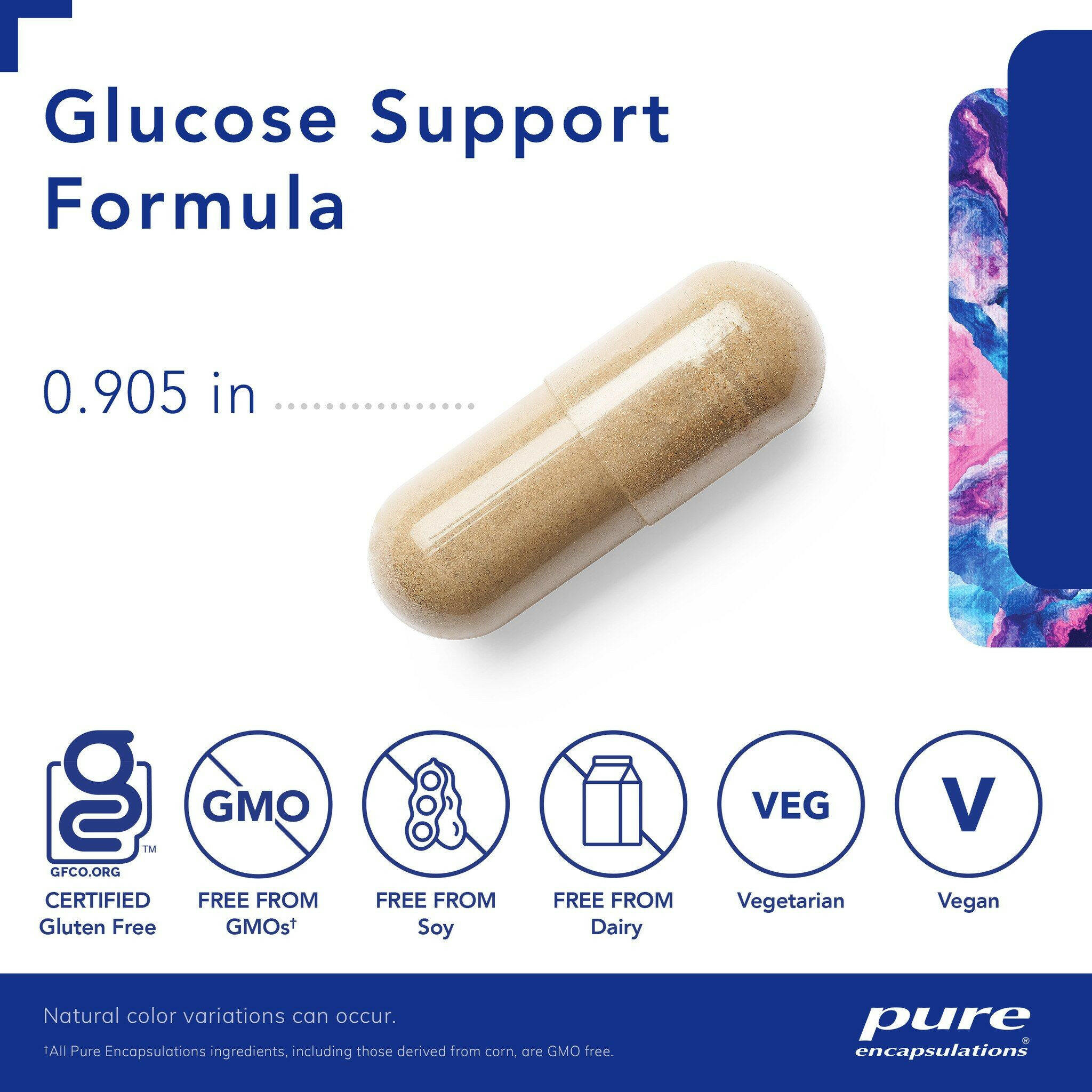 Glucose Support Formula | Pure Encapsulations® | 60 Vegetable Capsules - Coal Harbour Pharmacy