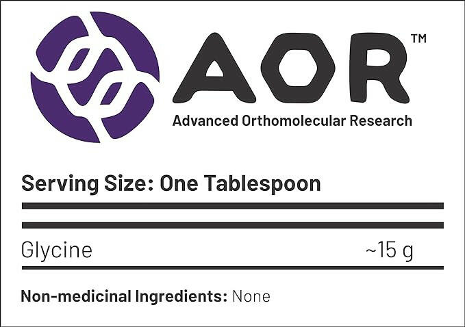 Glycine 500g | AOR™ | 500 gr Powder - Coal Harbour Pharmacy