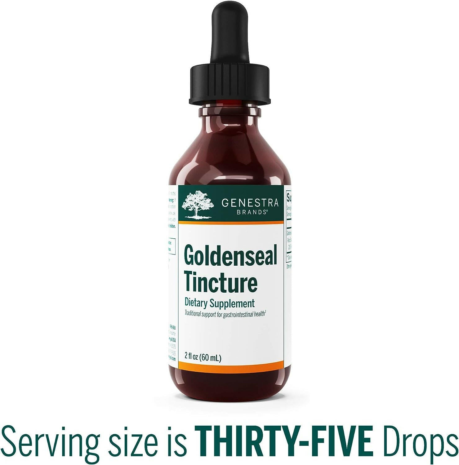 Goldenseal Tincture | Genestra Brands® | 60 mL - Coal Harbour Pharmacy