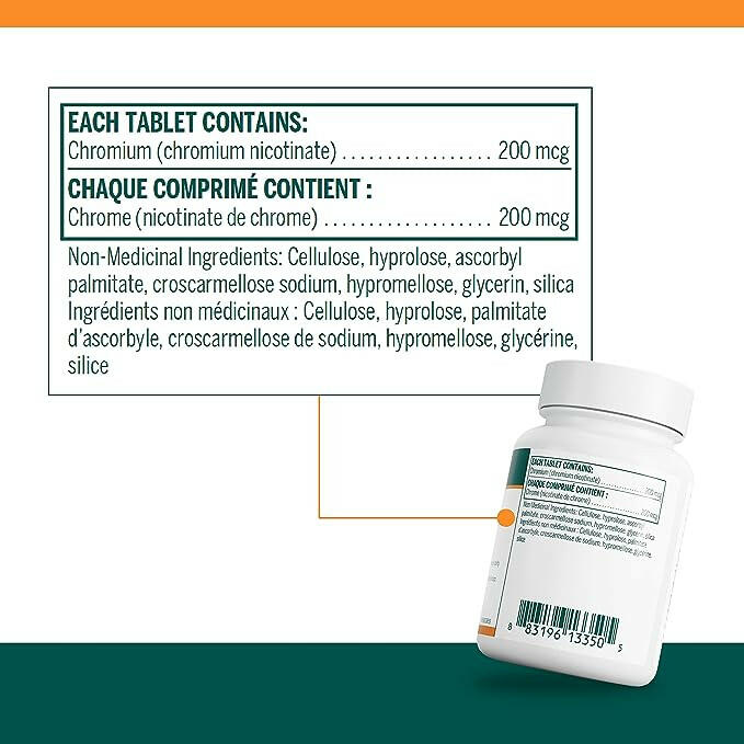 GTF Chromium | Genestra Brands® | 120 Tablets - Coal Harbour Pharmacy