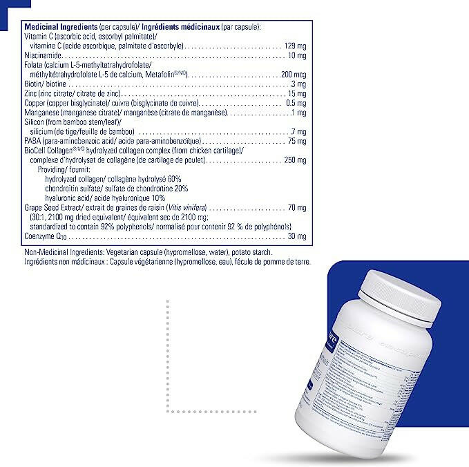 Hair/Skin/Nails Ultra | Pure Encapsulations® | 60 Vegetable Capsules - Coal Harbour Pharmacy