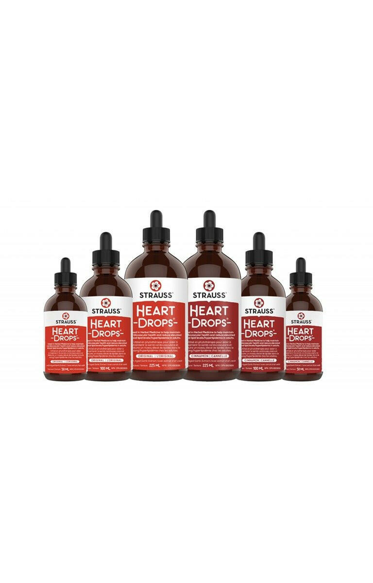 Heartdrops® (Original & Cinnamon Flavours) | Strauss® | 50mL, 100mL, 225mL Liquid - Coal Harbour Pharmacy