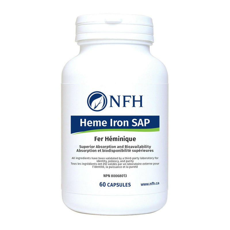 Heme Iron SAP | NFH | 30 or 60 Capsules
