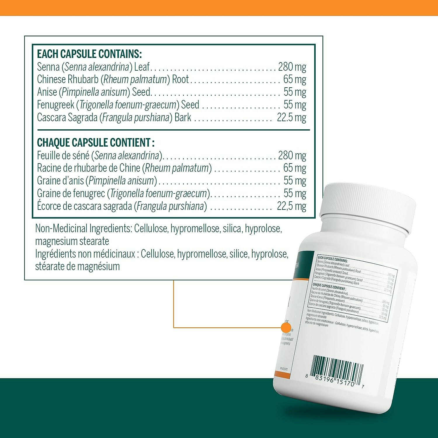 Herbolax | Genestra Brands® | 90 Vegetable Capsules - Coal Harbour Pharmacy
