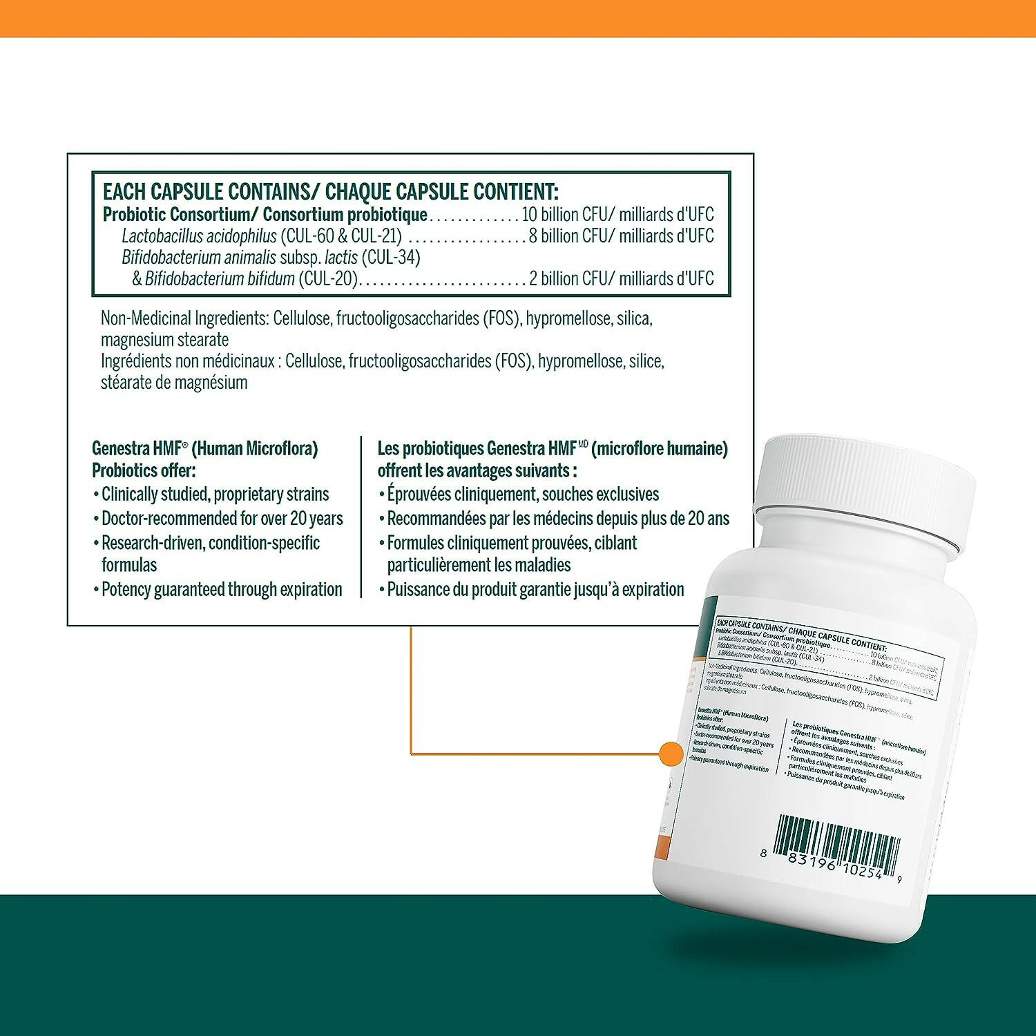 HMF Forte | Genestra Brands® | 60 or 120 Vegetable Capsules - Coal Harbour Pharmacy